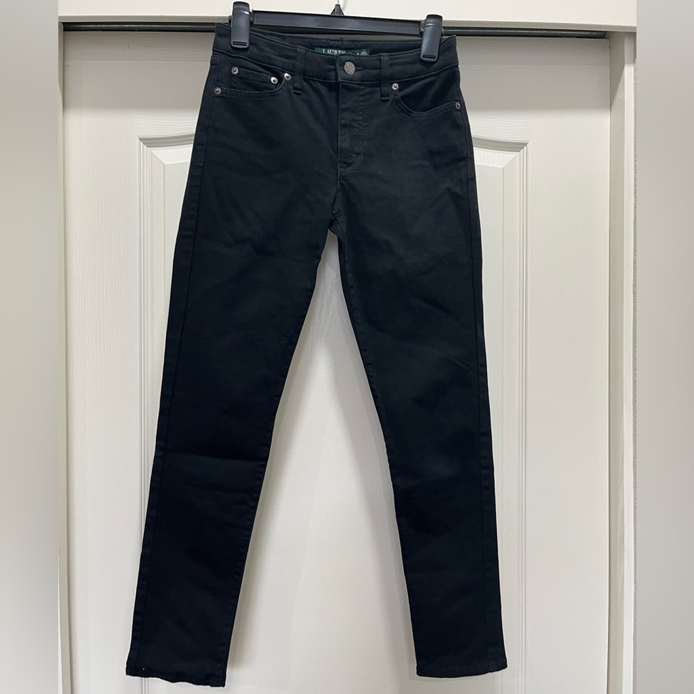 Lauren Ralph Lauren Black Skinny Jeans size 2